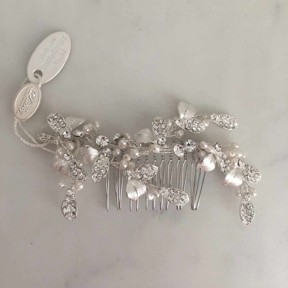 Bridal Hair Comb Accessories | Swarovski Crystal